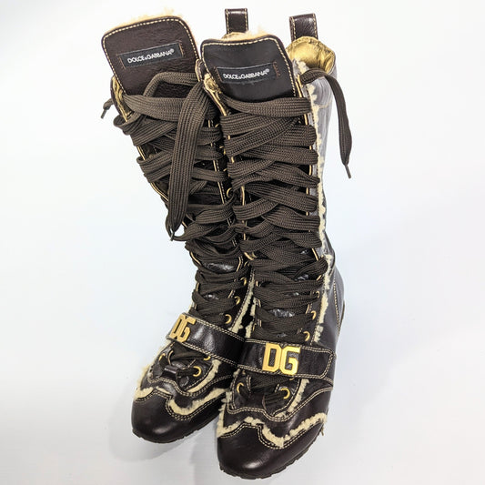Boots Dolce&Gabbana à lacet -EU38 | UK5 | US6,5