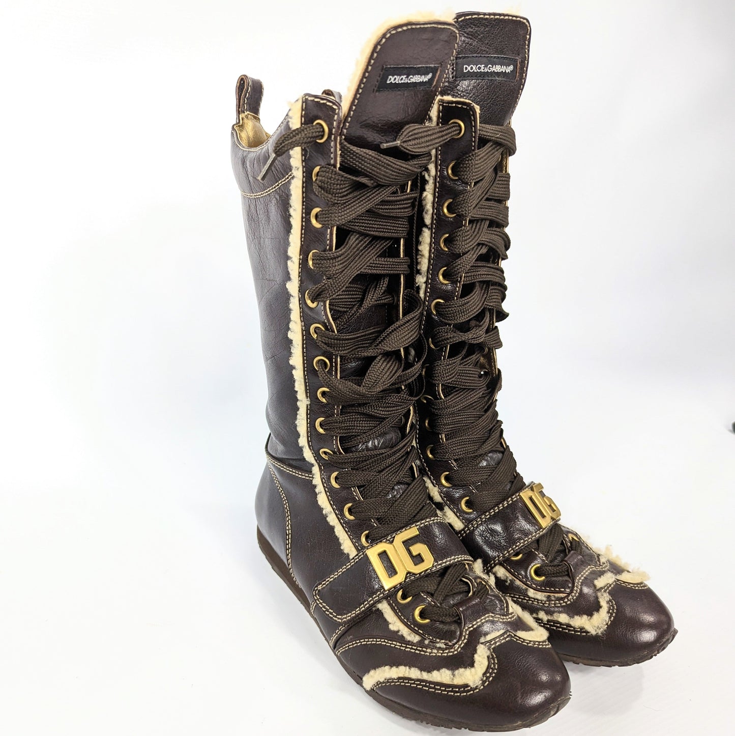 Dolce& Gabbana lace-up boots - EU38|UK5|US7