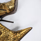 Gianmarco Lorenzi gold snake Boots - EU37|UK4|US6