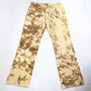 Roberto Cavalli shimmering beige floral jeans - S