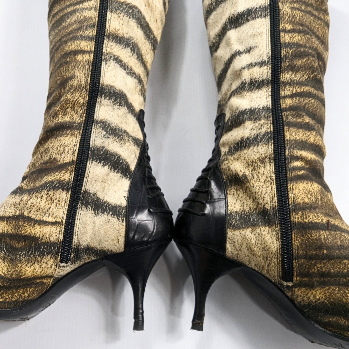 Cavalli tiger print boots - EU36|UK3,5|US5