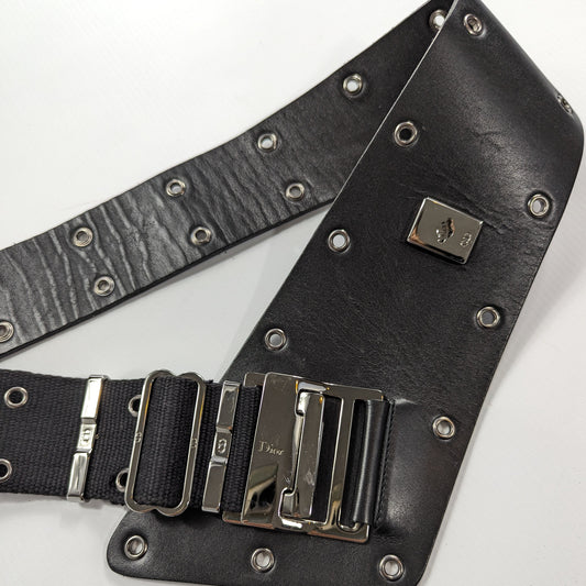 Dior by Galliano leather belt