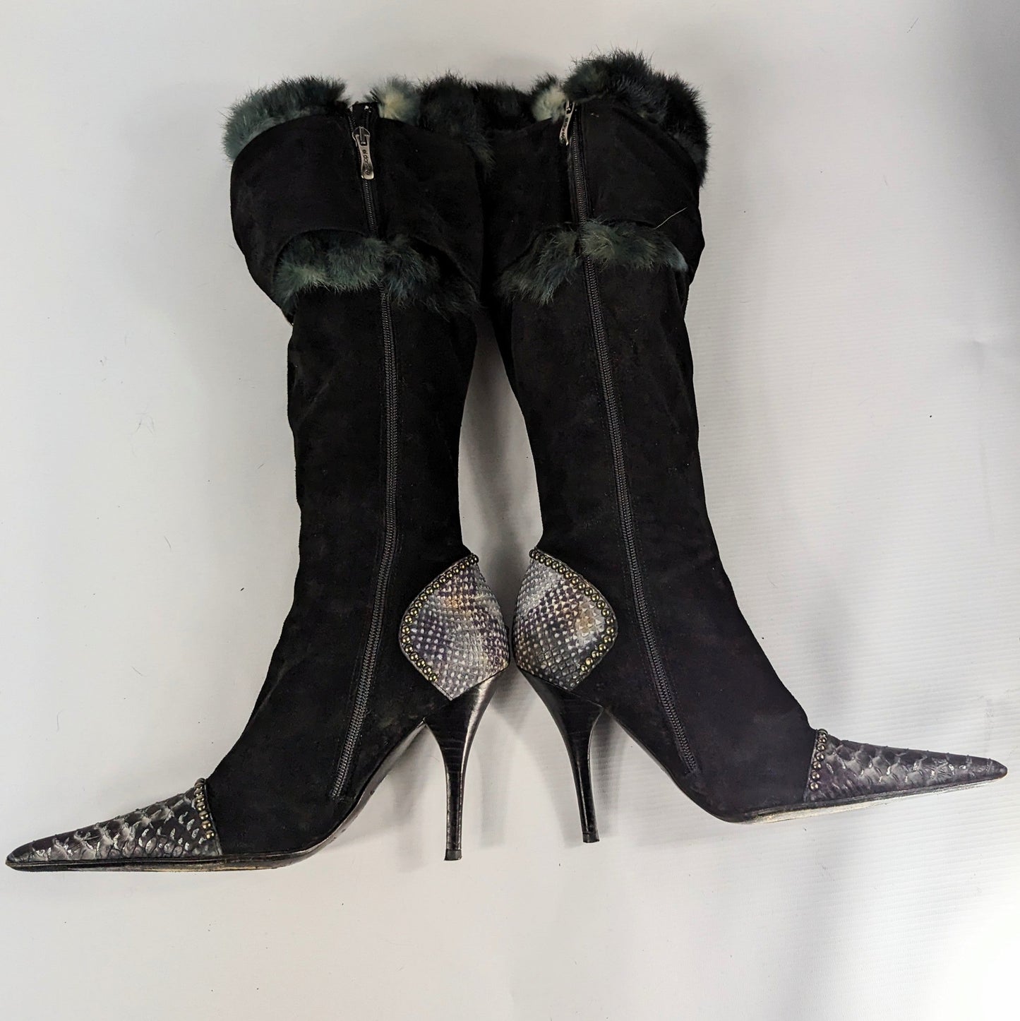 El Dantes fur suede boots - EU40|7UK|9US