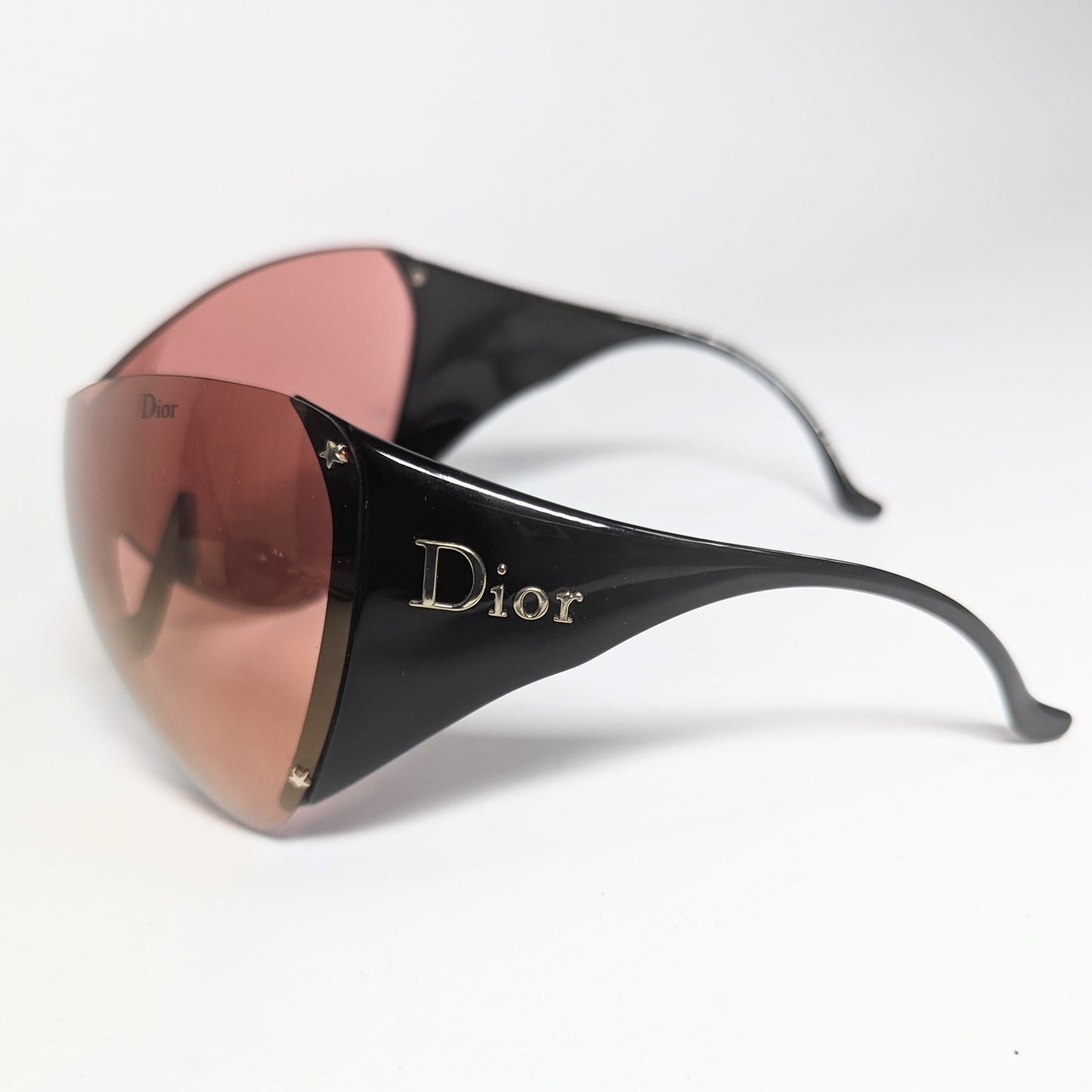 Pink and black Dior by Galliano SKI 1 mask sunglasses