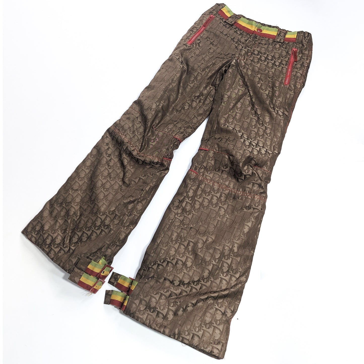 Dior by Galliano Rasta monogram pants