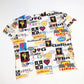 Sheer T-shirt with “I love John Galliano” monogram print