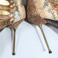 Brown and gold python boots Gianmarco Lorenzi - EU39|UK5.5|US7