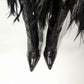 Dior by Galliano boots decorated with pony hair - EU37.5|UK4.5|US6.5