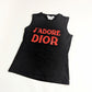 “J’adore Dior” 1947 black and red tank top