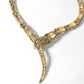 Roberto Cavalli snake necklace