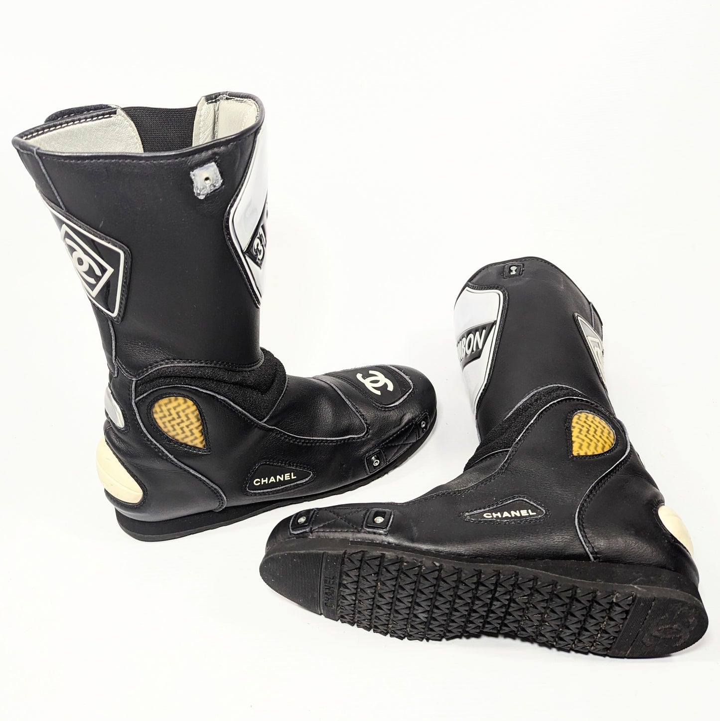 Chanel motobike boots - EU41|UK8|US10