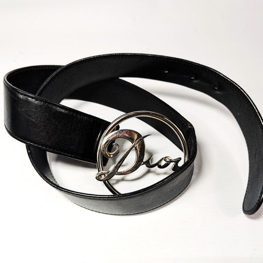 Dior belt by Galliano logo - Winter 2004