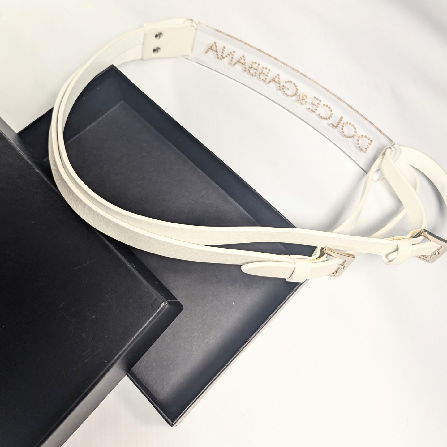 Dolce & Gabbana white belt