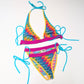 Dolce & Gabbana multi-colored monogram swimsuit