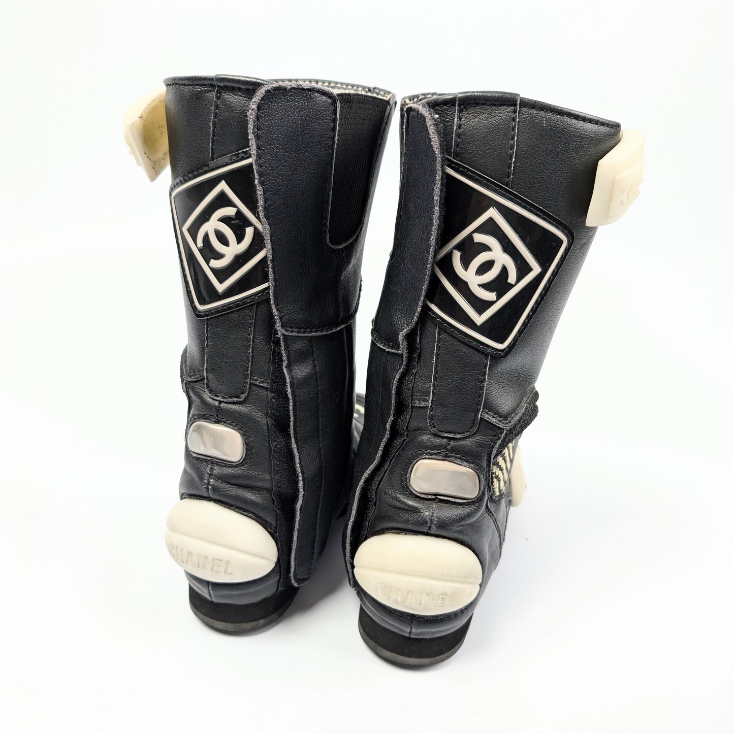 Chanel motobike boots - EU37|UK4|US6