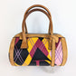 Bowling boston bag in harlequin leather Golf Dior collection by Galliano