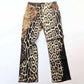 Roberto Cavalli animal print jeans - M/L