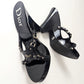 Dior wedge mules by Galliano Collection bondage F/W 2003 - EU40|7UK|9US