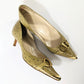 Dior pumps by Galliano green gold initial A/W 2000 - EU37|UK4|US6