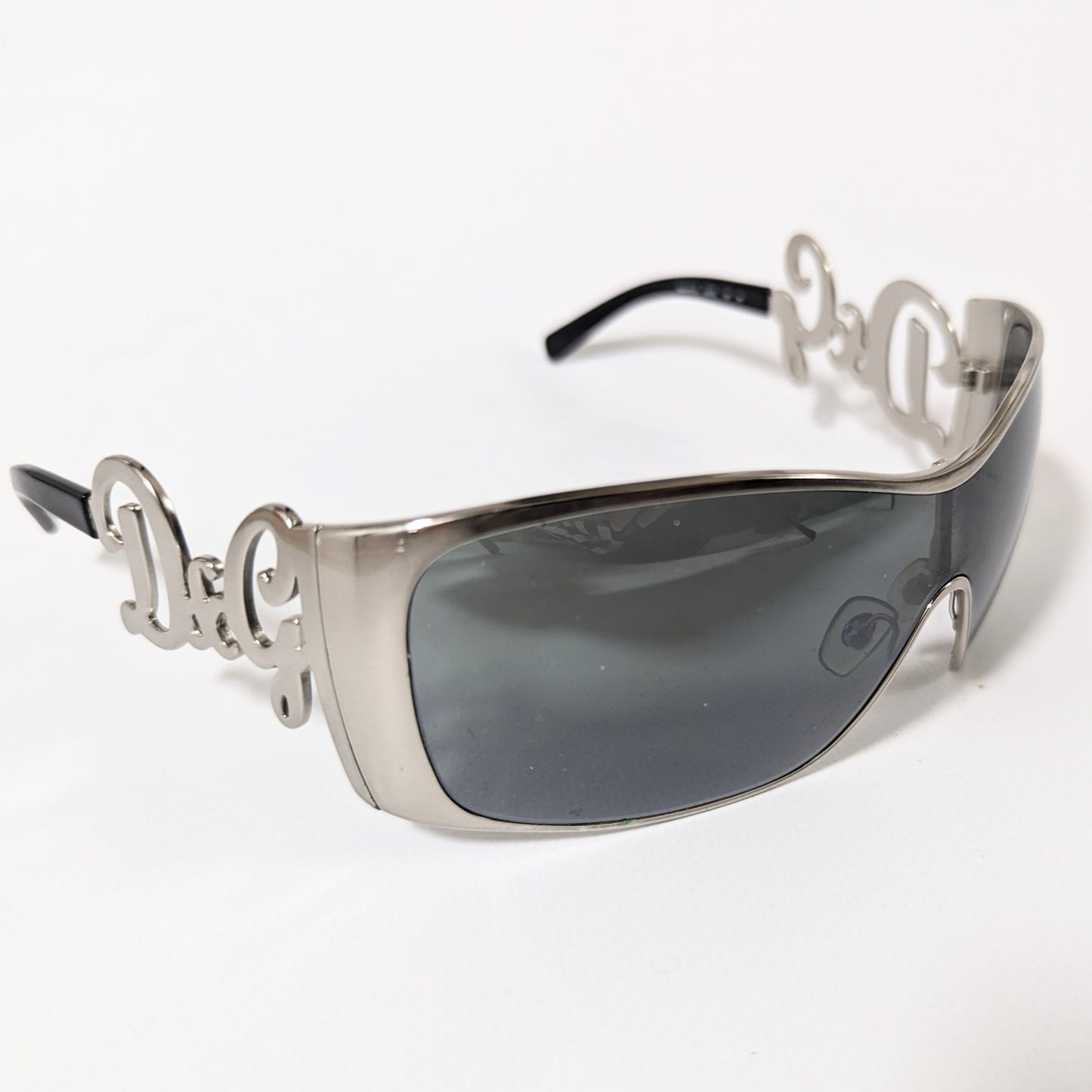 Dolce & Gabbana silver sunglasses with initial