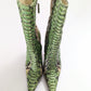 Gianmarco Lorenzi vintage python boots - FR37 | UK4| US5.5