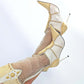 El Dantes beige leather and mesh boots - EU37|UK4|US6