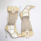 El Dantes beige leather and mesh boots - EU37|UK4|US6