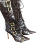 Dior Buckle Leather Boot by Galliano - EU42|UK9|US11