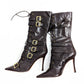 Dior Buckle Leather Boot by Galliano - EU42|UK9|US11