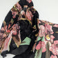 Roberto Cavalli flower skirt and shirt set