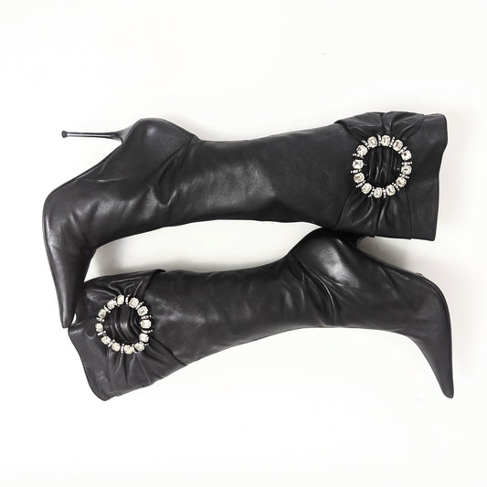 Black Leather El Dantes Boots - FR40 | 6.5UK | 8US