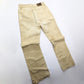 Beige stretch straight jeans decorated with Cavalli logo - S/M