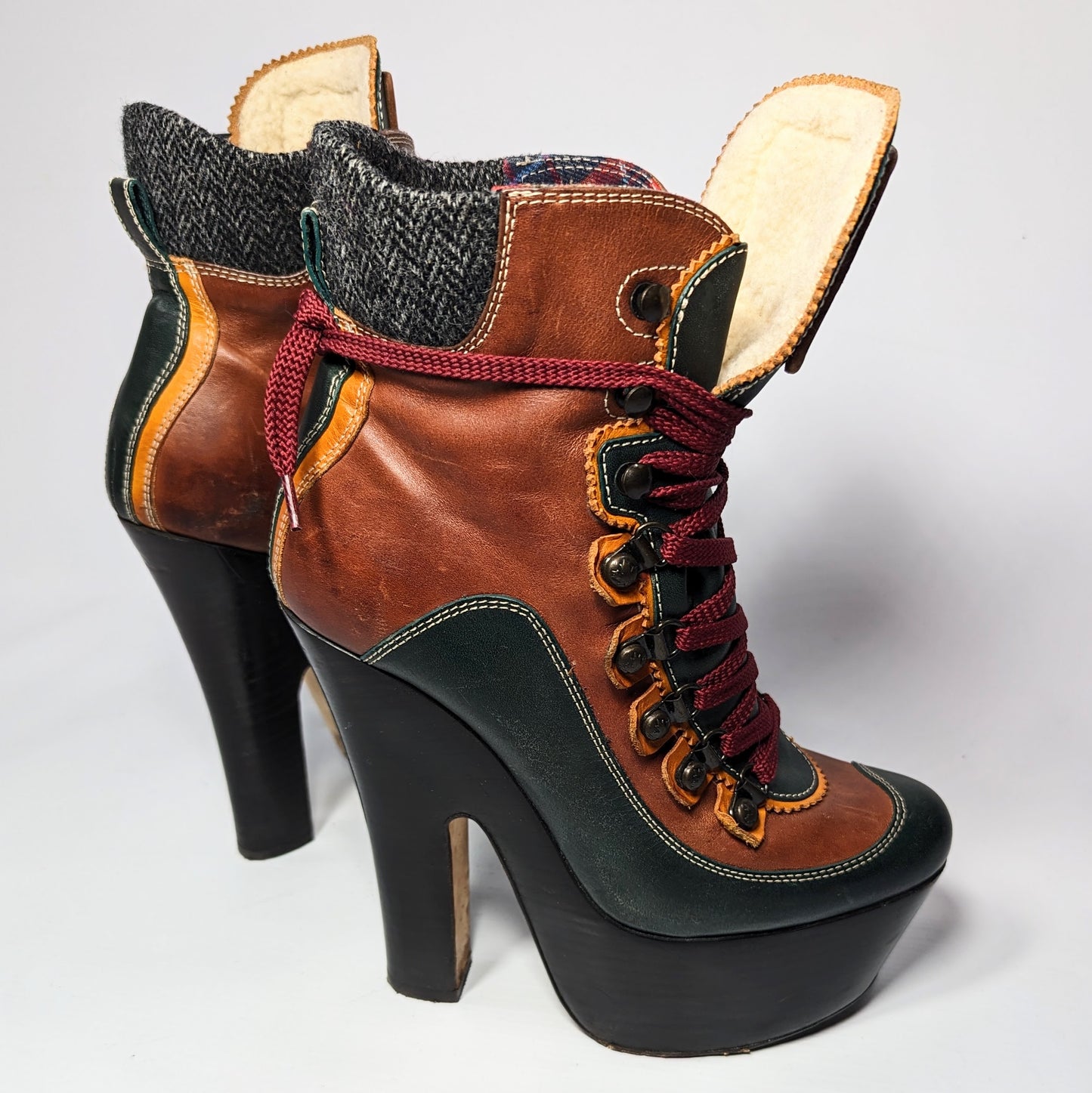 Dsquared2 wedge ankle boots - EU39|6UK|8US