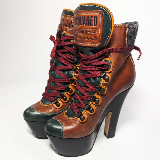 Dsquared2 wedge ankle boots - EU39|6UK|8US