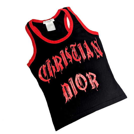 Dior tank top by Galliano - Hardcore F/W 2003