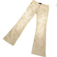 Cavalli beige logo jeans - S