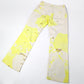 Roberto Cavalli yellow sequin jeans - M