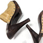 Dior Sabot Mules by Galliano "Peace and Love" - EU36.5|UK3.5|US5.5