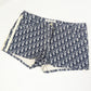 Dior mini shorts by Galliano blue monogram - S