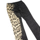 Roberto Cavalli leopard shimmering pants - L