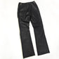 Vintage velvet and leather denim pants - S