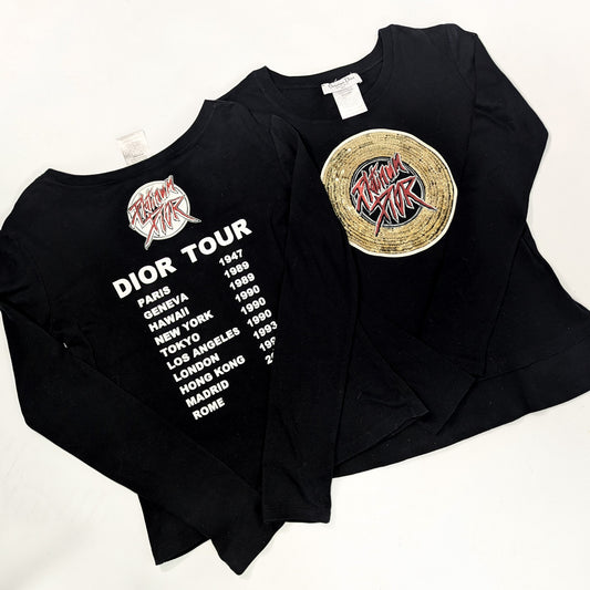 “Dior tour” long-sleeved t-shirt
