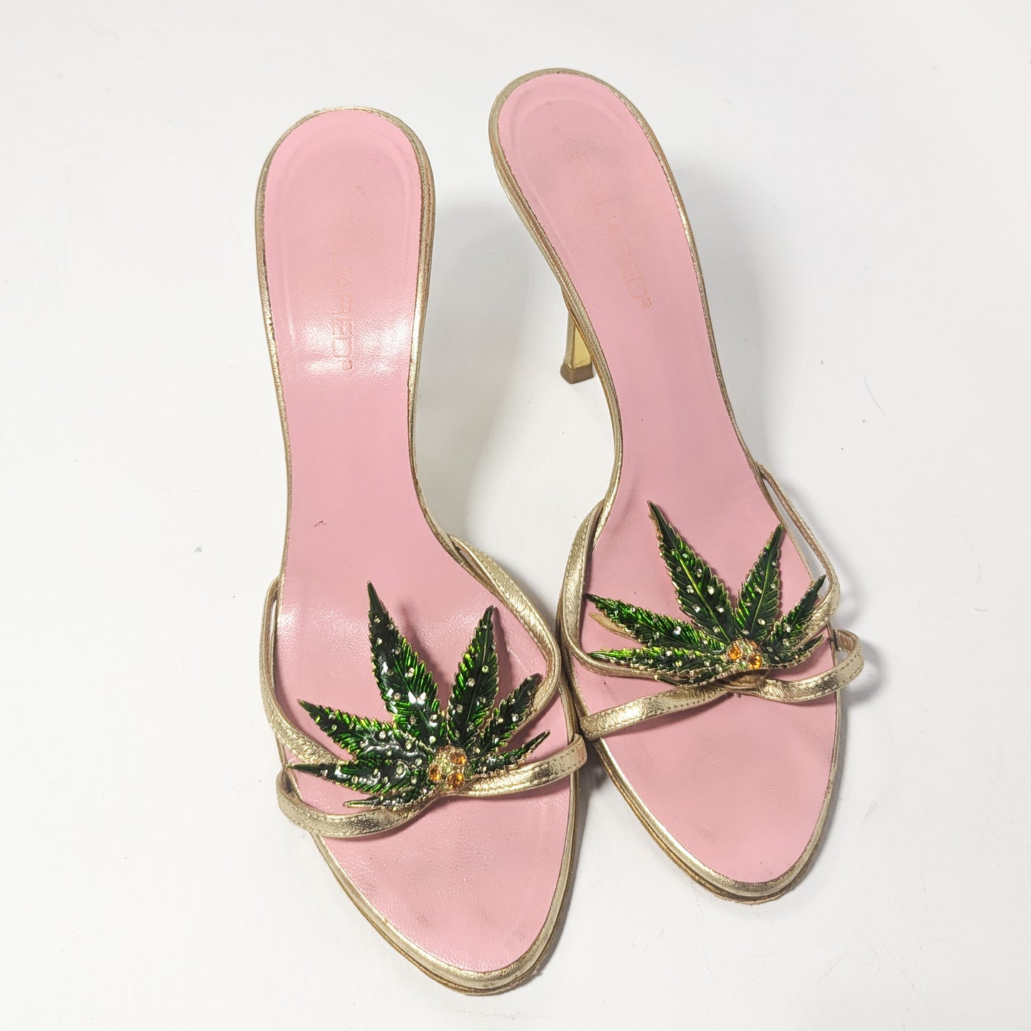 Dsquared2 "Marijuana leaf" sandals S/S 2005 - EU40|7UK|9US