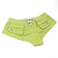 Dsquared2 green mini shorts