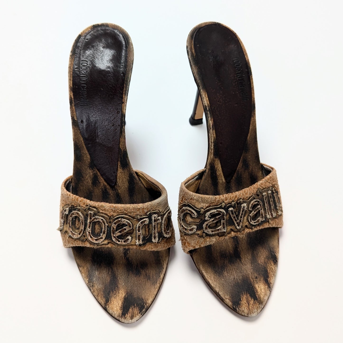 Roberto Cavalli leather mules - EU36.5|UK3.5|US5.5