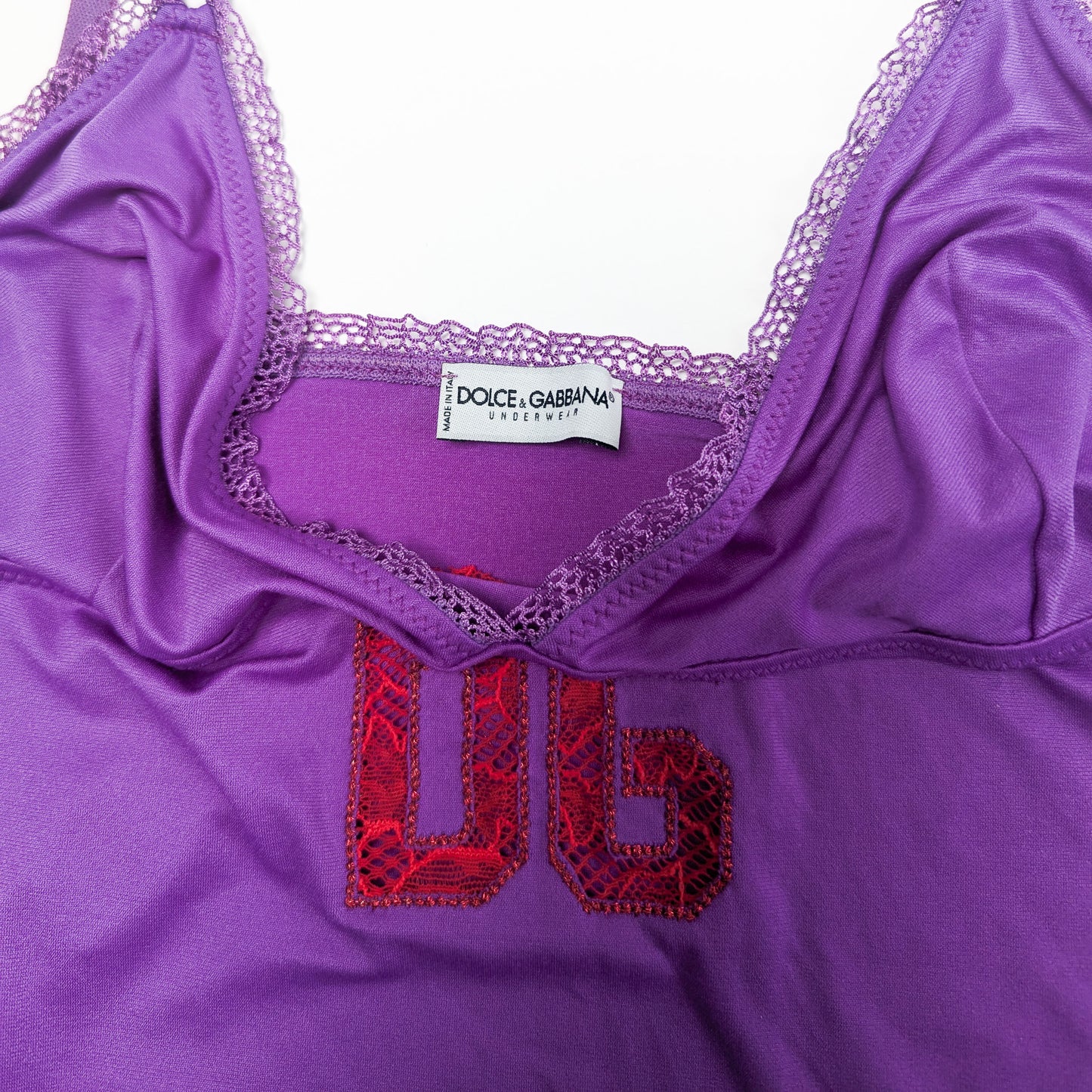 Dolce &amp; Gabbana purple tank top - M