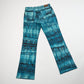 Cavalli blue animal print pants