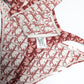 Dior burgundy monogram bikini by Galliano - S/S 2002