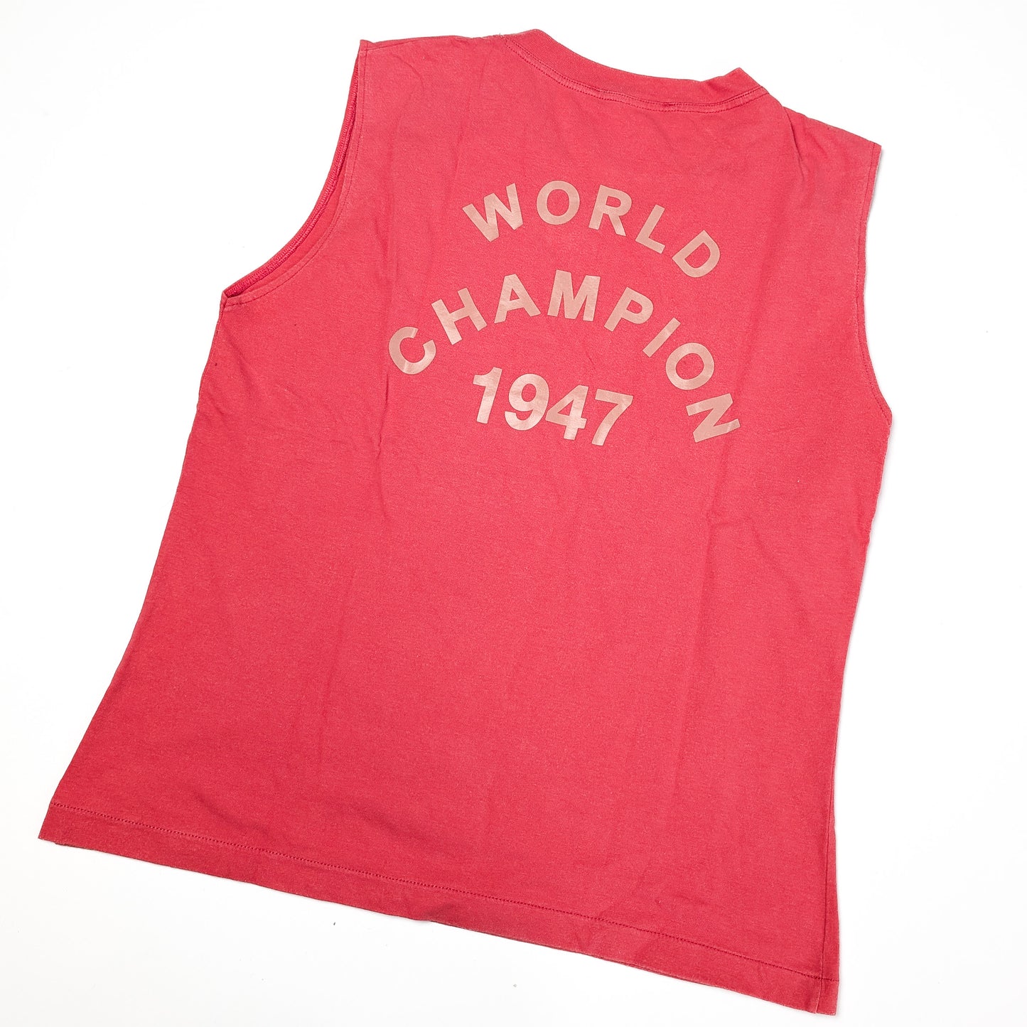 "J'adore Dior" orange pink tank top - L