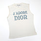 J'adore Dior white and blue tank top - M